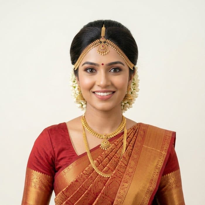 Anitha — an AI-generated model photo used for an illustrative member profile