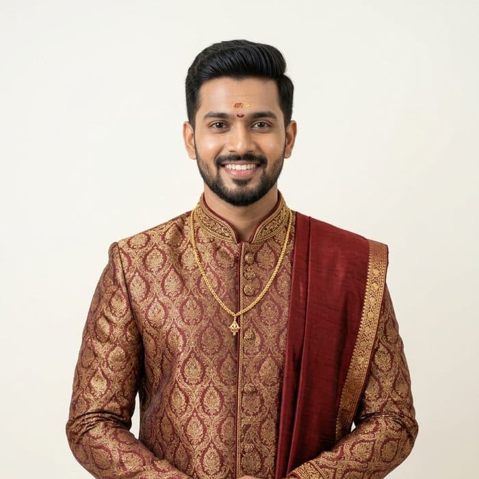 Raghav — an AI-generated model photo used for an illustrative member profile